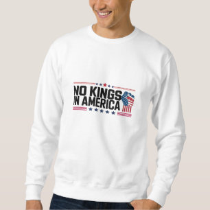 Geen Koningen In Amerika USA Patriotische Stijl Trui