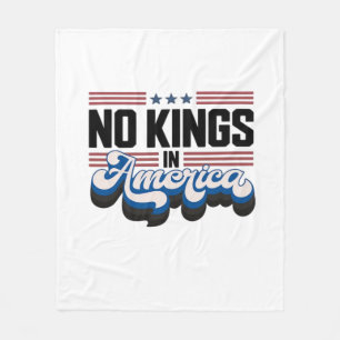 Geen Koningen In Amerika USA Retro Klassieker Fleece Deken