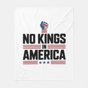 Geen Koningen In Amerika USA Retro Klassieker Fleece Deken