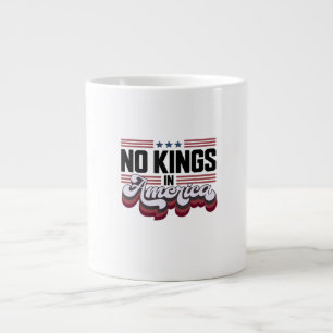 Geen Koningen In Amerika USA Retro Klassieker Grote Koffiekop