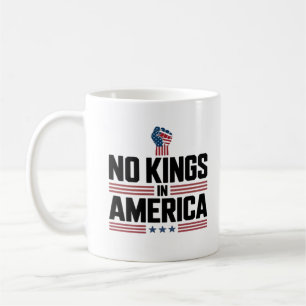 Geen Koningen In Amerika USA Retro Klassieker Koffiemok