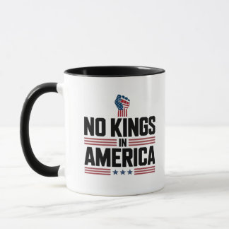 Geen Koningen In Amerika USA Retro Klassieker Mok
