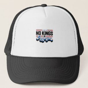 Geen Koningen In Amerika USA Retro Klassieker Trucker Pet
