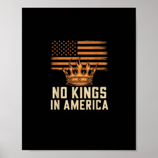 Geen Koningen In Amerika Verenigde Staten Onaafhan Poster