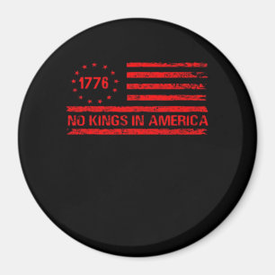 Geen Koningen In Amerika Verenigde Staten Onafhank Magneet
