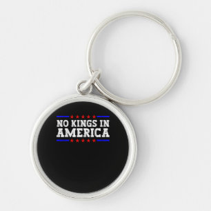 Geen koningen in Amerika verzetten zich Retro Vint Sleutelhanger