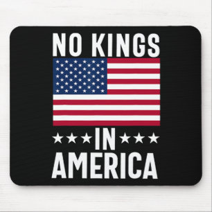 Geen koningen in Amerika Vlag Protest Save Democra Muismat
