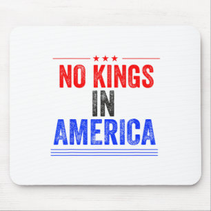 Geen koningen in Amerika Vlag Protest Save Democra Muismat