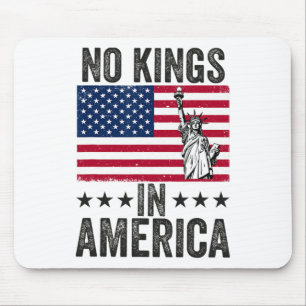 Geen koningen in Amerika Vlag Protest Save Democra Muismat