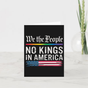 Geen koningen in Amerika Wij de mensen 1 Kaart