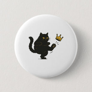 Geen koningen in Amerika wij, de politieke Mannen Ronde Button 5,7 Cm