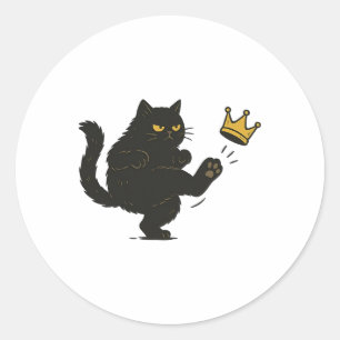 Geen koningen in Amerika wij, de politieke Mannen  Ronde Sticker