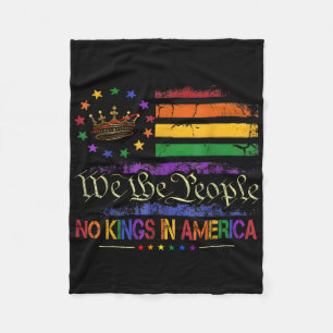 Geen koningen in Amerika, wij dragen de politieke Fleece Deken