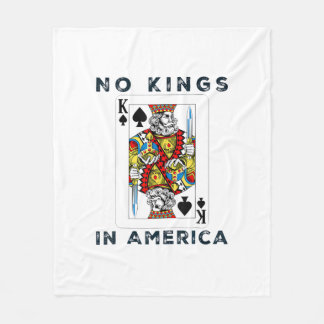 Geen Koningen In Amerika Wij Het Volk Creatieve St Fleece Deken