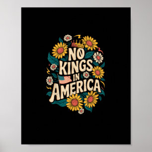 Geen Koningen In Amerika Wij Het Volk Politiek Poster