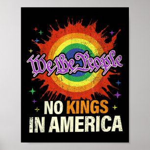 Geen Koningen In Amerika Wij Het Volk Politiek Vin Poster