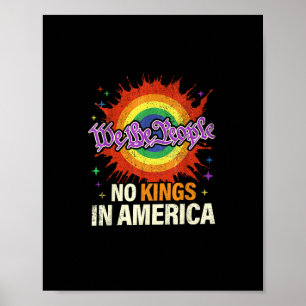 Geen Koningen In Amerika Wij Het Volk Politiek Vin Poster