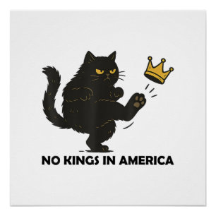 Geen Koningen In Amerika Wij Het Volk Politieke Ma Perfect Poster