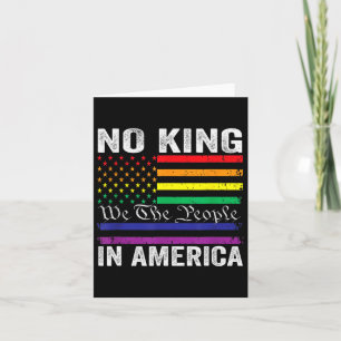 Geen koningen in Amerika wij het volk politieke Sh Kaart