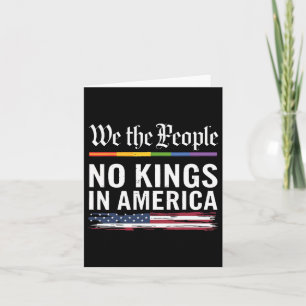 Geen koningen in Amerika wij het volk politieke Sh Kaart