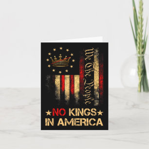Geen koningen in Amerika wij het volk politieke Sh Kaart