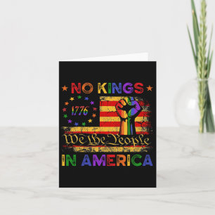 Geen koningen in Amerika wij het volk politieke Sh Kaart