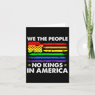 Geen koningen in Amerika wij het volk politieke Sh Kaart