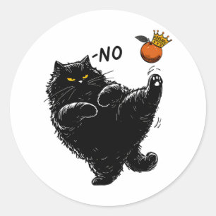 Geen koningen in Amerika wij het volk politieke Sh Ronde Sticker