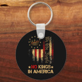 Geen koningen in Amerika wij het volk politieke Sh Sleutelhanger (Voorkant)
