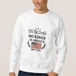 Geen Koningen In Amerika Wij Het Volk Retro Klassi Trui