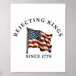 Geen koningen in Amerika Wij het volk verzetten on Poster