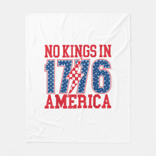 Geen Koningen In Amerika Wij Het Volk Vintage Fleece Deken