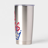 Geen koningen in de U.S.A. Thermal Tumbler - Hete Geïsoleerde Drinkbeker (Links)