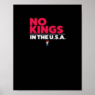 Geen Koningen In De VS Trendy Grafisch Poster