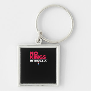 Geen Koningen In De VS Trendy Grafisch Sleutelhanger