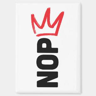Geen Koningen Knop Magneet