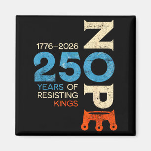 Geen Koningen Maart 2026 Protestbord Magneet