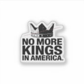 Geen Koningen Meer In Amerika Sticker (Voorkant)