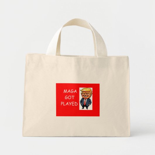 GEEN KONINGEN MINI TOTE BAG (Voorkant)