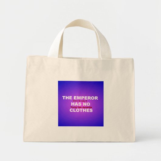GEEN KONINGEN MINI TOTE BAG (Voorkant)