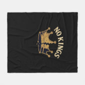 Geen Koningen Minimalistisch Schoon Fleece Deken (Voorkant (Horizontaal))