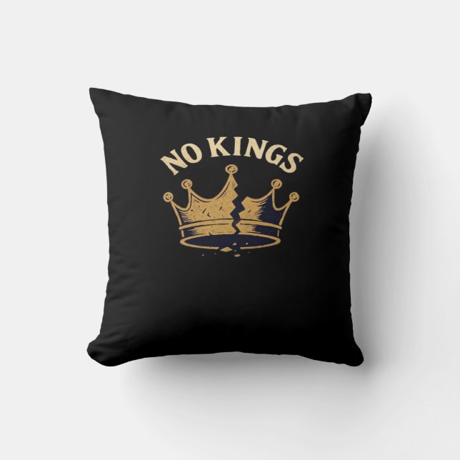 Geen Koningen Minimalistisch Schoon Kussen (Voorkant)