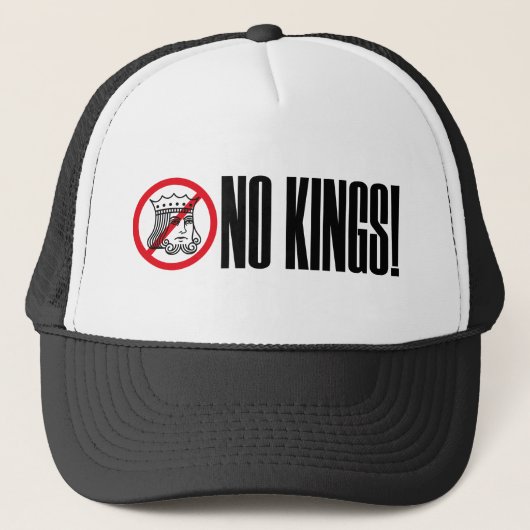 GEEN KONINGEN! - nokingstees - Snapback - Trucker Pet (Voorkant)