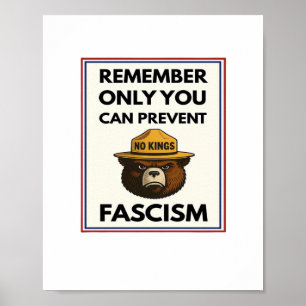 Geen Koningen Onthouden Alleen Jij Kan Fascisme Vo Poster