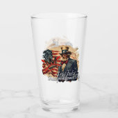 Geen Koningen Oom Sam Onafhankelijkheidsdag Kunst Glas (Achterkant)