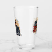 Geen Koningen Oom Sam Onafhankelijkheidsdag Kunst Glas (Links)