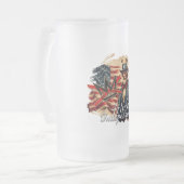 Geen Koningen Oom Sam Onafhankelijkheidsdag Kunst Matglas Bierpul (Voorkant links)
