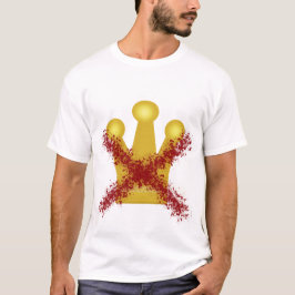 Geen koningen politieke stellingname T-shirt