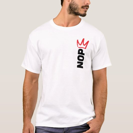 Geen Koningen Poster T-shirt (Voorkant)