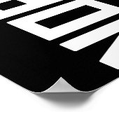 Geen koningen protestbord verticaal poster (Hoek)